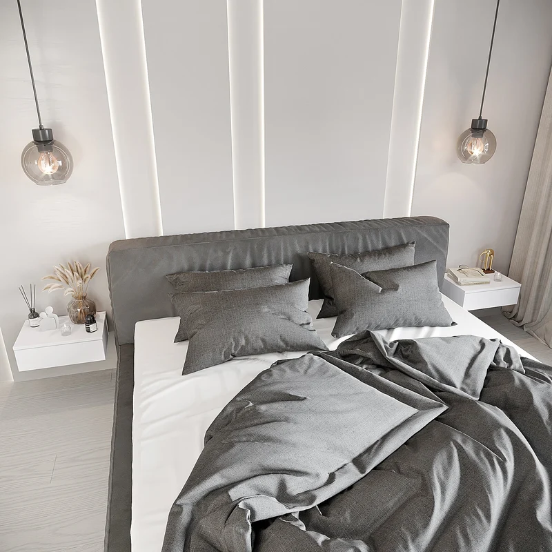 Bedside Table Monaco 2-Piece Set