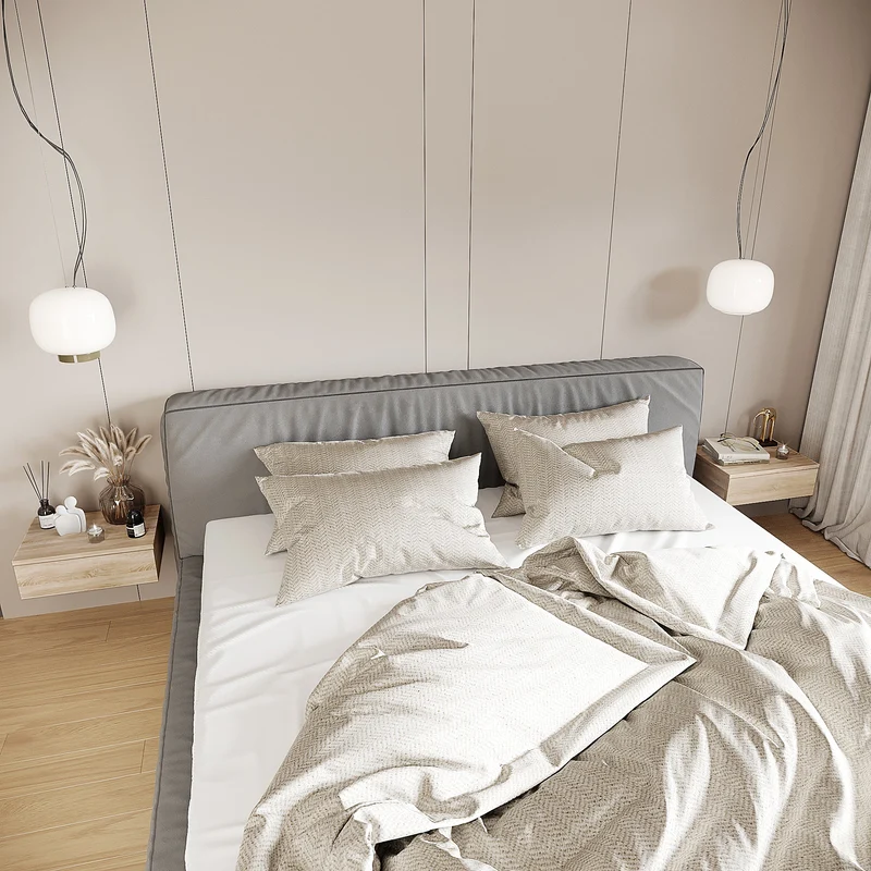 Bedside Table Monaco 2-Piece Set