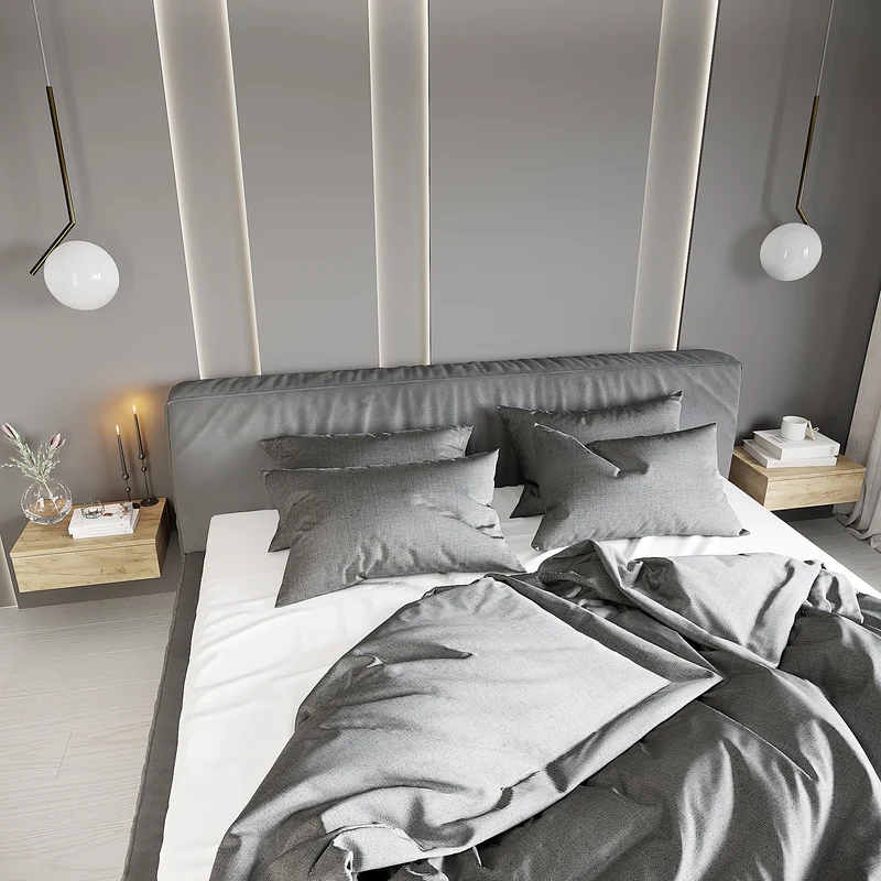 Bedside Table Monaco 2-Piece Set