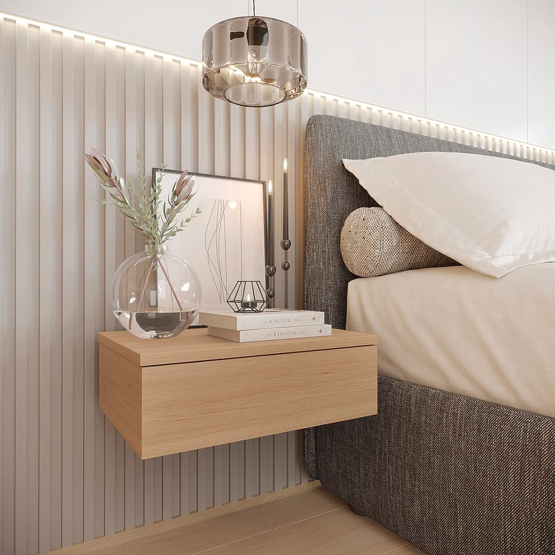 Bedside Table Monaco 2-Piece Set