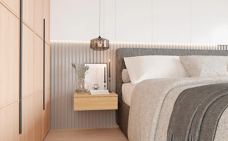 Bedside Table Monaco 2-Piece Set