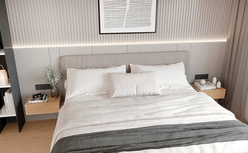 Bedside Table Monaco 2-Piece Set