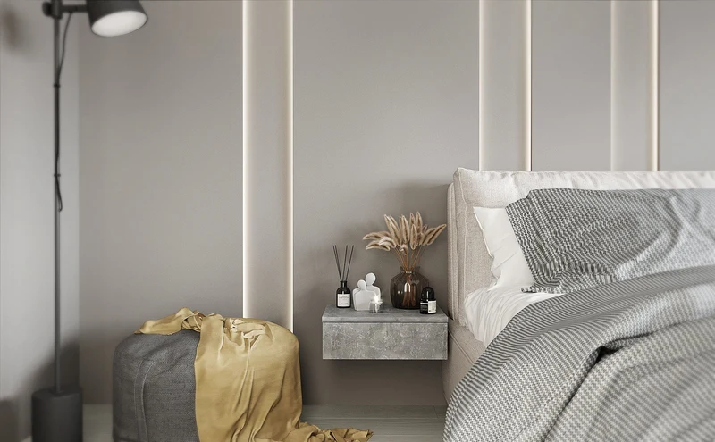 Bedside Table Monaco 2-Piece Set