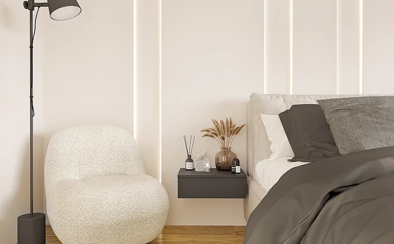 Bedside Table Monaco 2-Piece Set