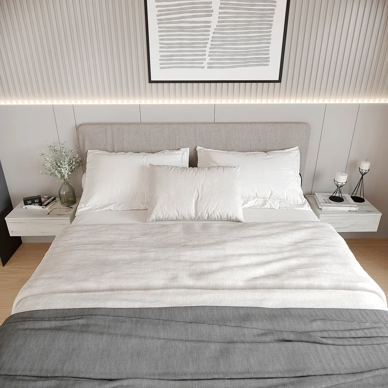Bedside Table Monaco 2-Piece Set