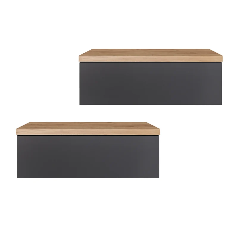 Bedside Table Monaco 2-Piece Set