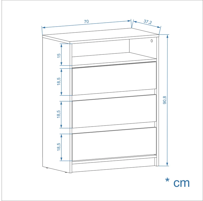 Chest of Drawers Leon