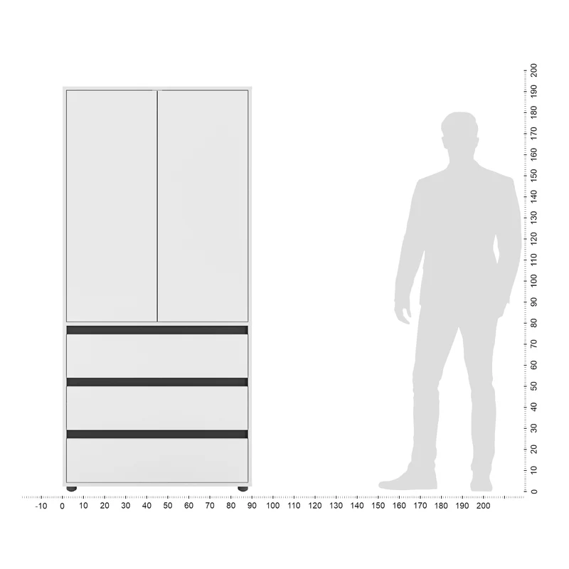 Wardrobe CUBE 90S