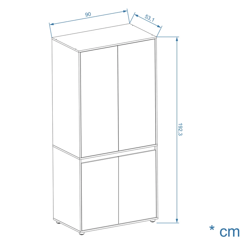 Wardrobe CUBE 90F