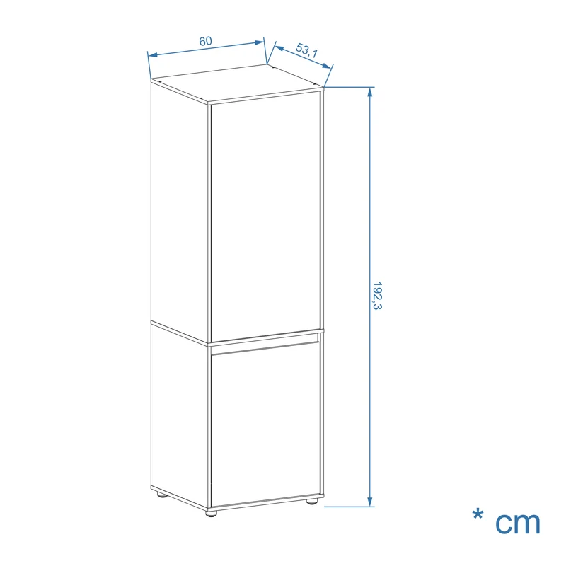 Wardrobe CUBE 60F