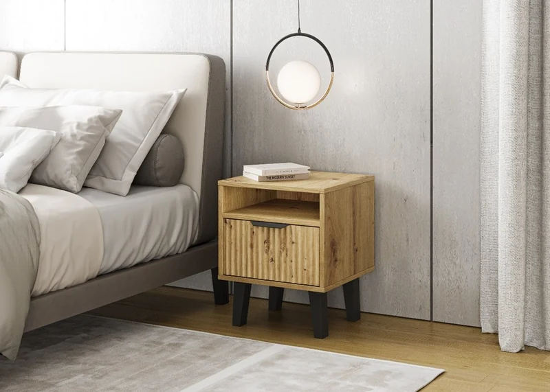 Nachttisch Scandi 1S SLIM EICHE ARTISAN