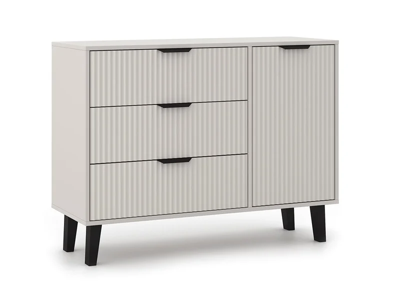 Scandi 1D3S SLIM CASHMIR BEige Kommode
