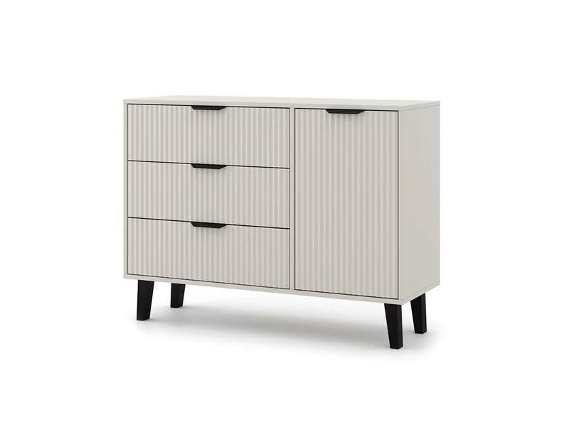 Scandi 1D3S SLIM CASHMIR BEige Kommode