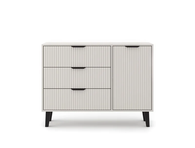 Scandi 1D3S SLIM CASHMIR BEige Kommode