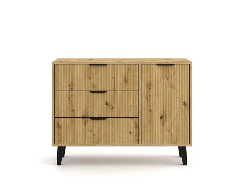 Scandi 1D3S SLIM Kommode Eiche ARTISAN