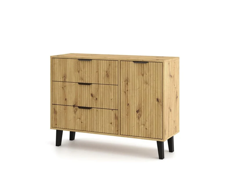 Scandi 1D3S SLIM Kommode Eiche ARTISAN
