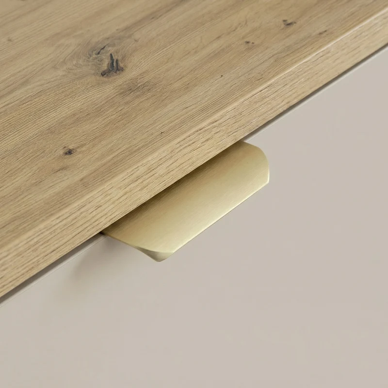 Waschtischunterschrank mit Regal 100 cm Orio - Kaschmir/Eiche artisan