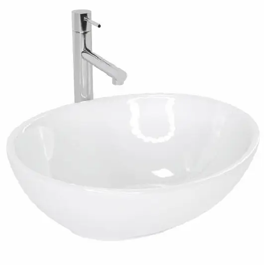 Waschtisch 40 cm Sofia - Weiße Keramik