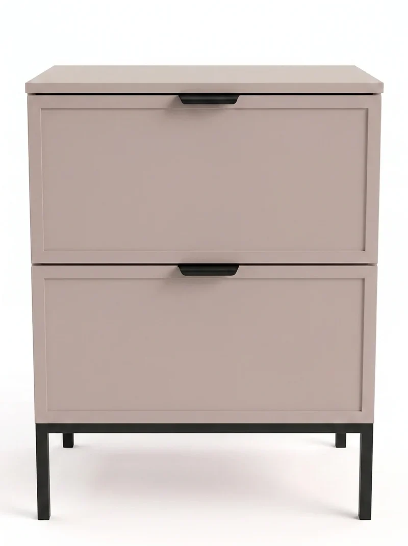 Waschtischunterschrank 60 cm auf einem Metallgestell Roma - Kaschmir