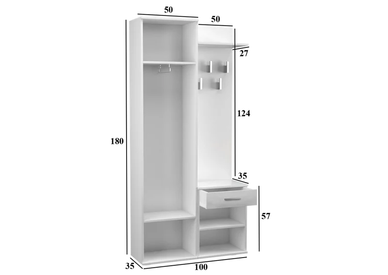 GARDEROBE DUO SETZEN