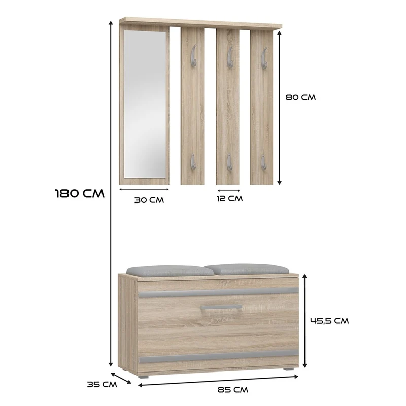 GARDEROBE OPAL SETZEN