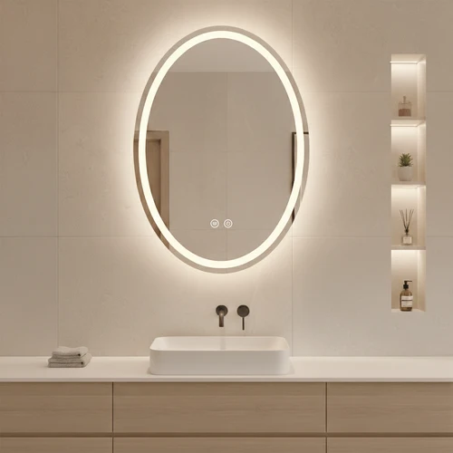 LED-Wandspiegel Marco - 50 x 70 cm