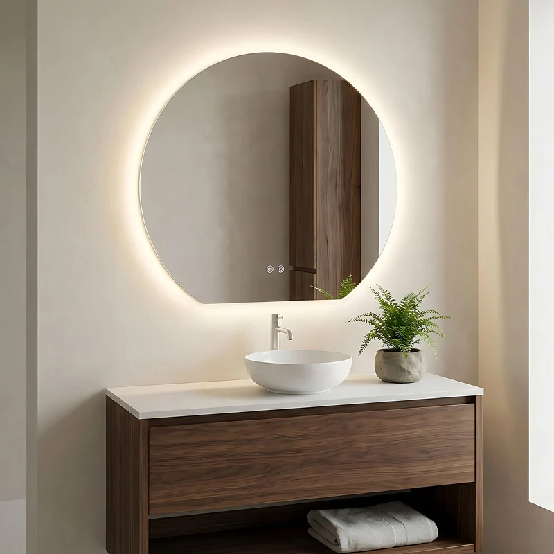LED-Wandspiegel Fabio - 80 cm