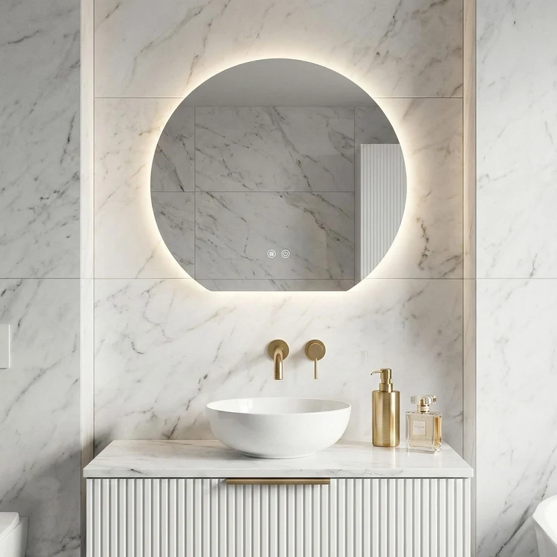 LED-Wandspiegel Fabio - 70 cm