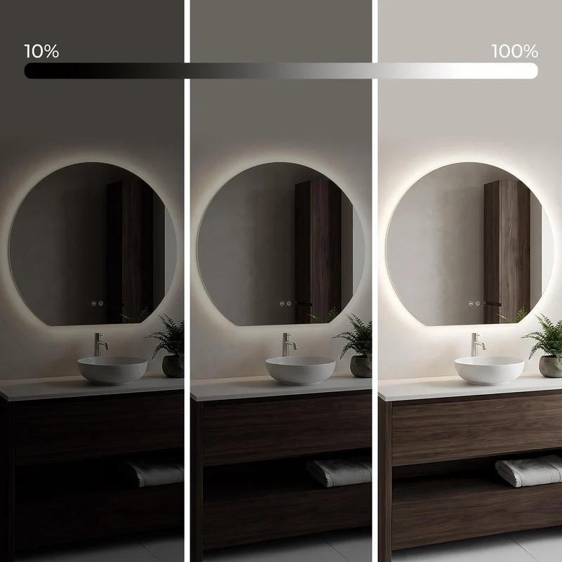 LED-Wandspiegel Fabio - 70 cm