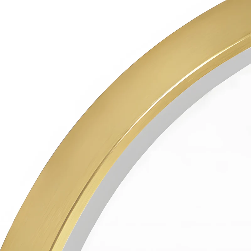LED-Wandspiegel OVL 50x100 cm - Gold