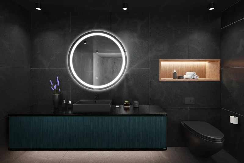 LED-Wandspiegel BAS P11241 - 70 cm