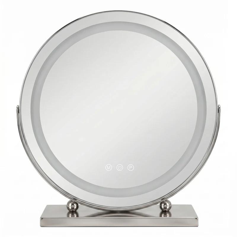 LED-Schminkspiegel - 40 cm Chrom