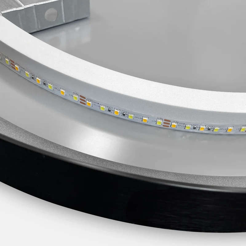 LED-Wandspiegel MMJ 70 cm - Schwarz