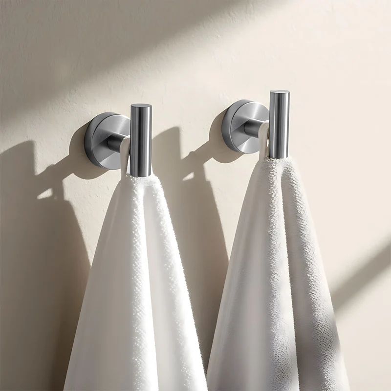 Badezimmer-Haken-Set Ari - gebürstetes Nickel