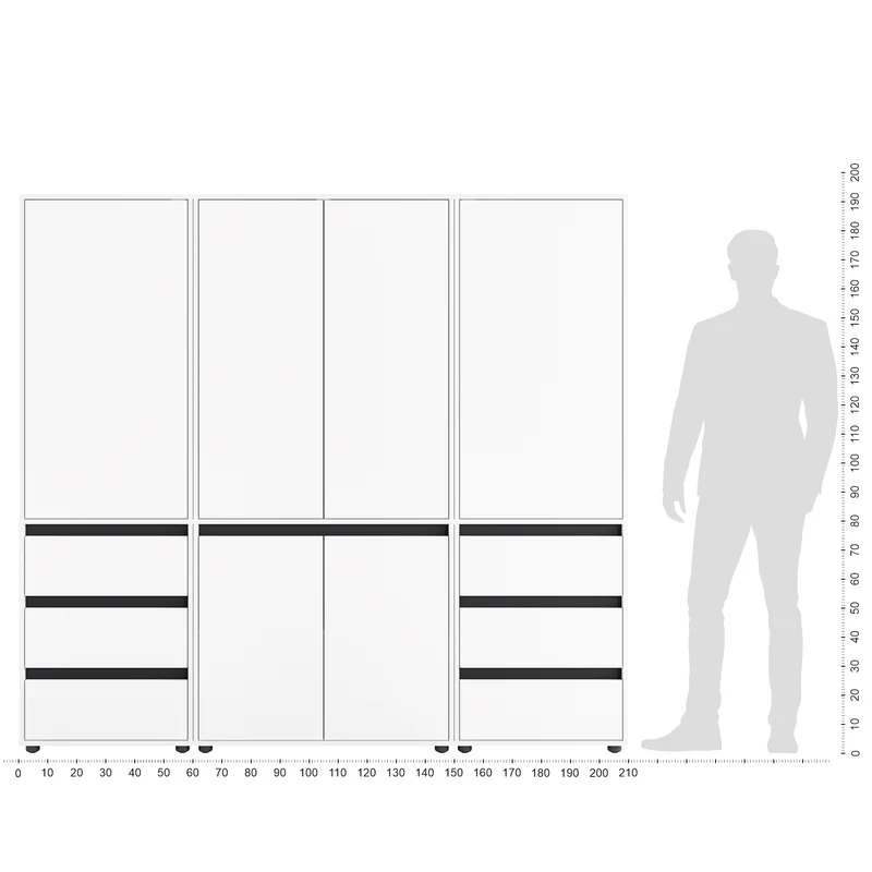 Wardrobe CUBE 210