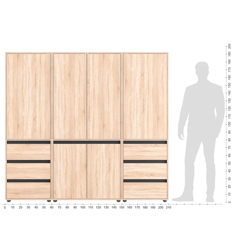 Wardrobe CUBE 210