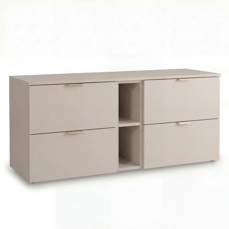 Waschtischunterschrank 140 cm mit Regal Orio - Kaschmir