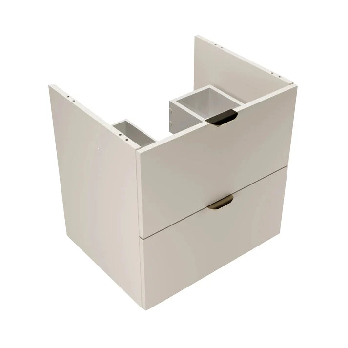 Waschtischunterschrank 100 cm mit 2 Regale Orio - Kaschmir