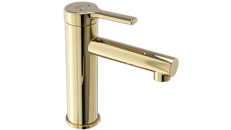 Niedrig Waschtischbatterie Pixel - Gold