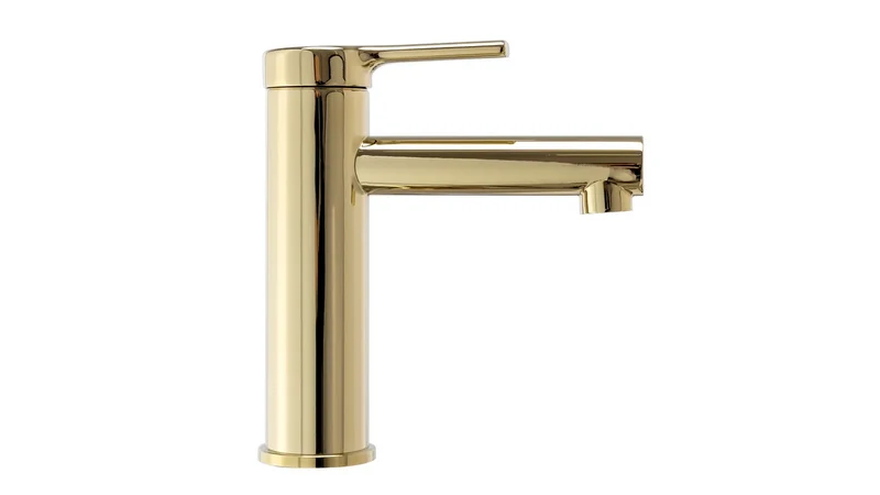 Niedrig Waschtischbatterie Pixel - Gold