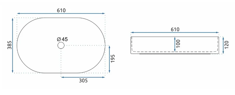 Badmöbel-Set: 80 cm Schrank und Bad Hochschrank Willy - Kaschmir/Walnuss