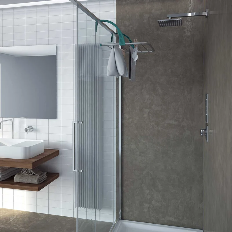 Colombo Gocciolo 5 – Klappbarer Heizkörper- und Balkonwäscheständer aus Aluminium, 5 m Trockenlänge, Made in Italy