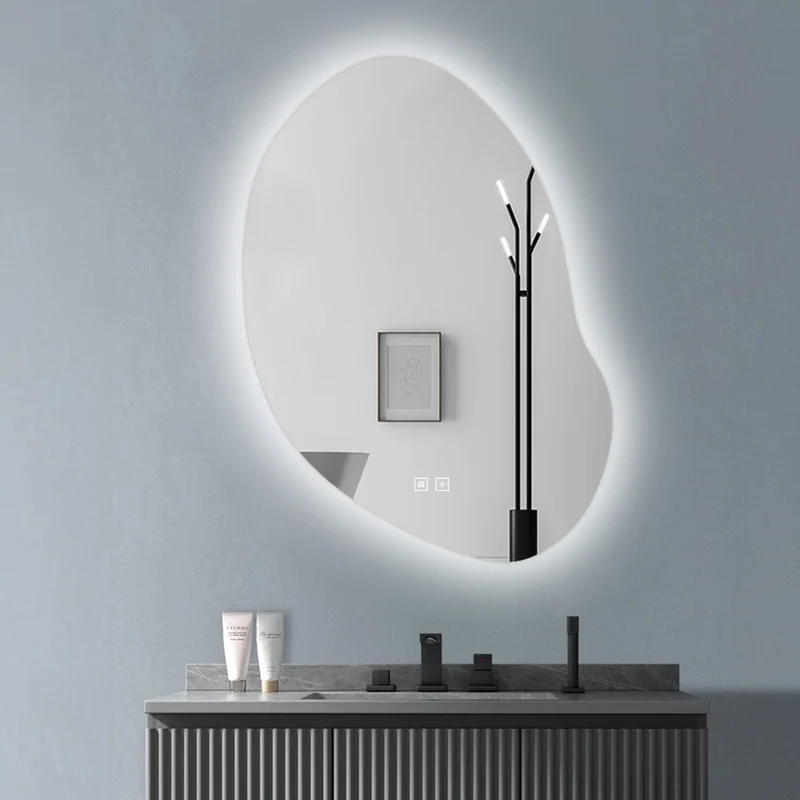 LED-Wandspiegel Cloud C - 80x60 cm