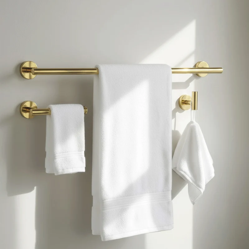 Badezimmer-Haken-Set Ari - Gold