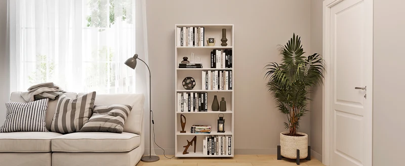 Bookcase Lumo 80-6F