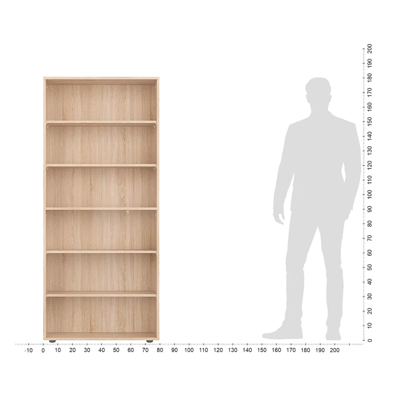 Bookcase Lumo 80-6F