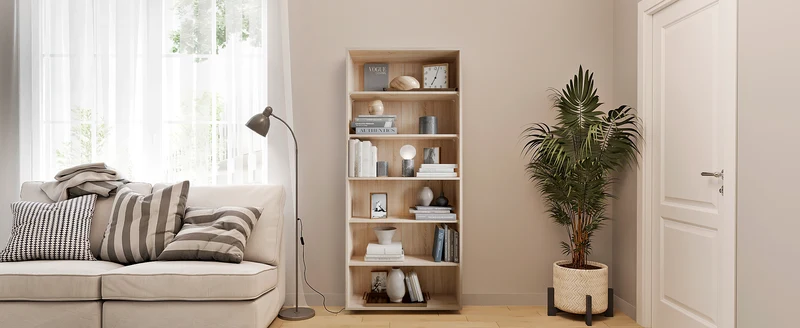 Bookcase Lumo 80-6F