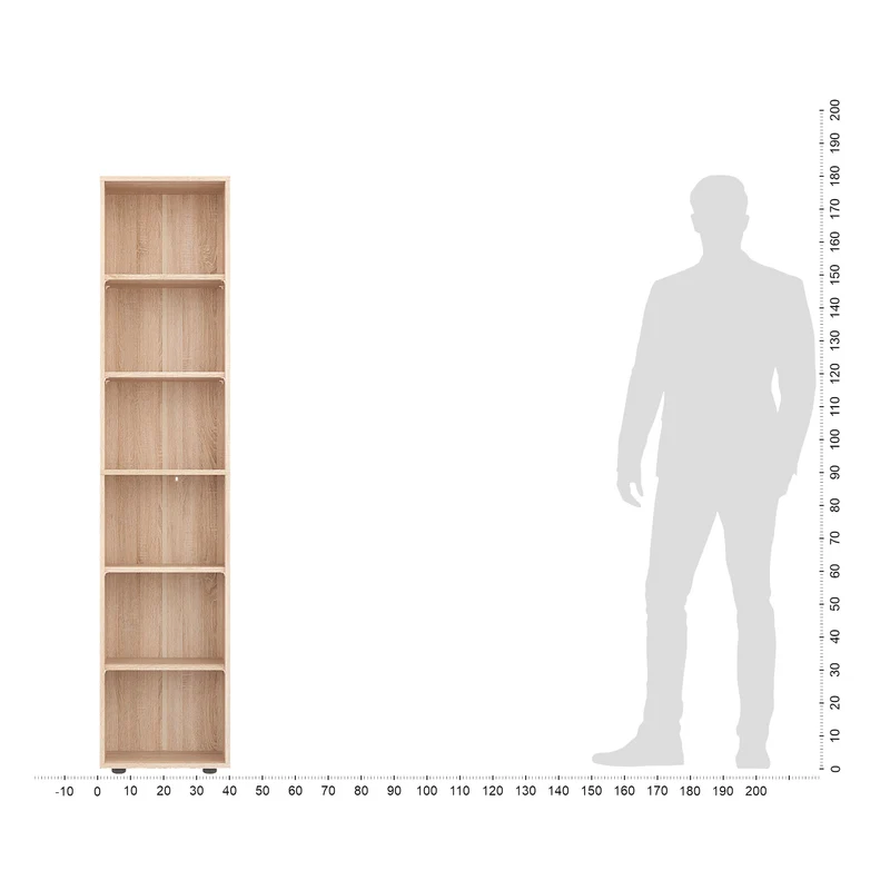 Bookcase Lumo 40-6F