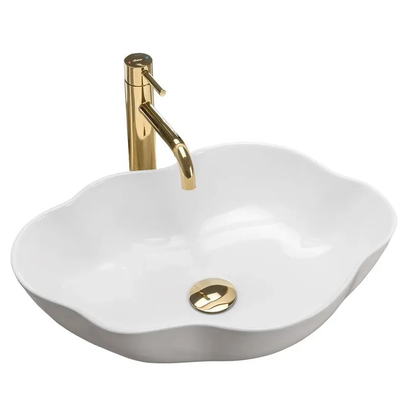 Badmöbel-Set: 60 cm Schrank mit 2 Schubladen Orio - Kaschmir/Eiche artisan