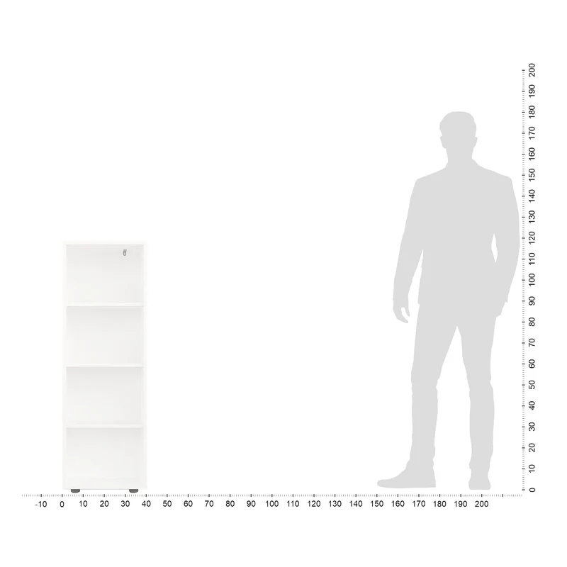 Bookcase Lumo 40-4F